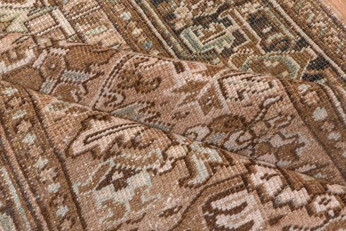 Antique Heriz Runner Rug (3' x 8')